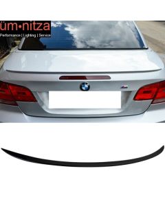 07-13 BMW 3-Series E93 M3 Trunk Spoiler Painted #475 Black Sapphire Metallic ABS