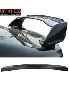 Fits Subaru WRX STI Carbon Fiber (CF) Gurney Flap Add-On Trunk Lid Spoiler Wing