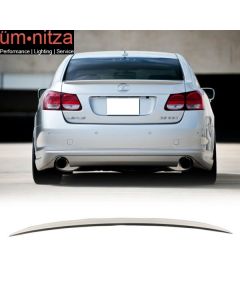 Fits 06-11 Lexus GS300 GS350 GS450 GS460 GS450h OE Style Rear Trunk Spoiler ABS