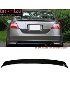 Fits 06-11 Civic Performance Trunk Spoiler Painted #NH731P Crystal Black Pearl