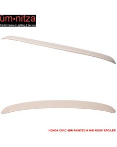 Fits 96-00 Civic 4Dr Sedan Roof Spoiler ABS Painted Championship White # NH0