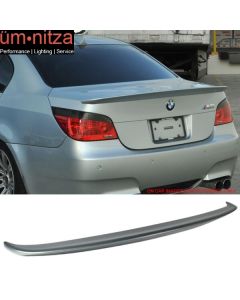 Fits 04-10 E60 M5 AC Style Trunk Spoiler Painted #A08 Sterling Silver Metallic