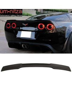 Fits 05-13 Chevy Corvette C6 ZR1 OE Factory Flushmount Matte Black Trunk Spoiler