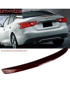 Fits 16-18 Nissan Maxima A36 Sedan OE Factory Trunk Spoiler Coulis Red #NAW