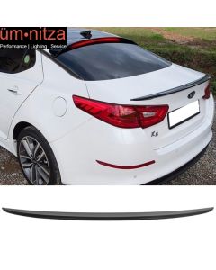 Fits 14-15 Kia Optima K5 Sedan V2 Flush Mount Unpainted Trunk Spoiler (ABS)