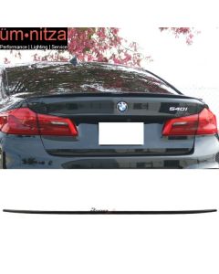 For 17-19 5 Series G30 M5 Performance Trunk Spoiler #475 Black Sapphire Metallic