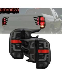 Fits 14-16 Toyota Tundra Cruising Edition LED Tail Lights Smoke Lens 4PC