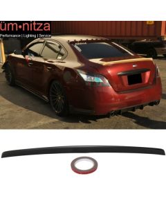 Fits 09-15 Nissan Maxima A35 Sedan 4Dr ST Style Unpainted Trunk Spoiler - ABS