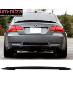 Fits 07-13 BMW E92 3 Series Coupe High Kick P Style Rear Trunk Spoiler Wing ABS