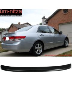 Fits 03-05 Honda Accord Sedan OE Style Flush Mount Rear Trunk Spoiler Wing ABS