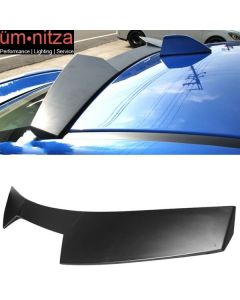 Fits 15-19 Subaru Impreza WRX STI V2 Style Unpainted Black ABS Roof Spoiler Wing