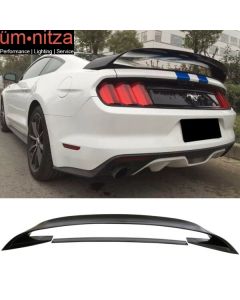 Fits 15-23 Ford Mustang GT350 GT350R Style Trunk Spoiler - Gloss Black ABS