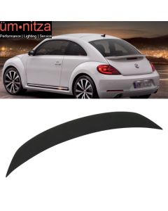 Fits 12-19 Volkswagen VW Beetle 2-Door OE Style Trunk Spoiler ABS Matte Black