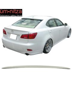 Fits 06-13 Lexus IS250 350 Sedan ISF Sport Trunk Spoiler Painted #077 Starfire