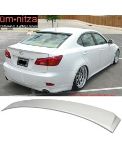 Fits 06-13 Lexus IS250 IS350 OE Style Roof Spoiler #1G1 Painted TunGSTen Pearl