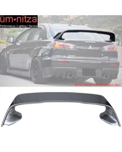 Fits 08-17 Lancer EVO X 10 Trunk Spoiler Painted #U17 Mercury Gray Metallic