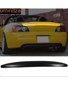 Fits 00-09 Honda S2000 AP1 AP2 ASM Style Unpainted PU Rear Trunk Spoiler Wing