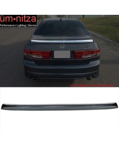 Fit 03-05 Honda Accord Sedan OE Flush Mount Trunk Spoiler Painted Graphite Pearl