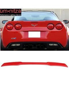 Fits 05-13 Chevy Corvette C6 OE Style Trunk Spoiler Painted Torch Red #WA9075