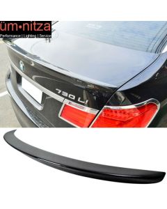 Fits 09-15 F01 7-Series CF Carbon Fiber AC Style Rear Trunk Spoiler Wing