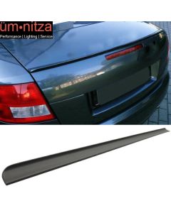 Fits 11-18 Volkswagen Jetta MK6 PV Style Unpainted Black Trunk Spoiler Wing PU