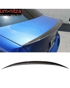 Fits 07-11 Fit BMW E82 1-Series Coupe Performance Carbon Fiber (CF) Trunk Spoiler