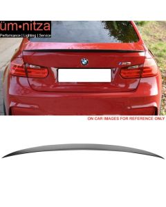 Fits 12-18 BMW 3-Series F30 Performance Trunk Spoiler Painted #668 Jet Black