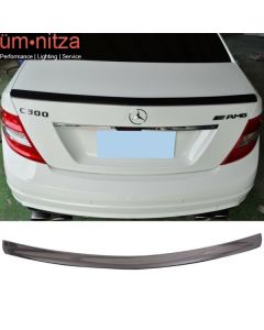 Fits 08-14 C Class W204 C63 AMG Rear Trunk Spoiler Wing - Carbon Fiber CF