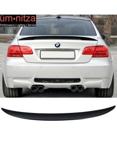 Fits 07-13 E92 Coupe Performance Painted #A35 Monaco Blue Metallic Trunk Spoiler