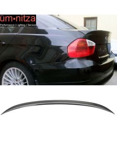 Fits 06-11 3 Series E90 Sedan OE Factory Trunk Spoiler Painted #668 Jet Black