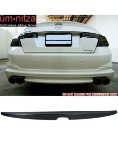 Fits 08-12 Accord OE Style Trunk Spoiler Painted #NH737M Polished Metal Metallic