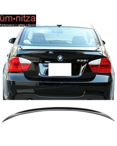 Fits 06-11 BMW E90 3-Series M3 Style Rear Trunk Spoiler Wing Painted #475 Black