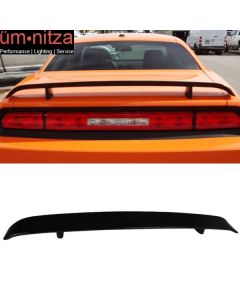 Fits 08-19 Dodge Challenger OE Trunk Spoiler Painted #PXR Brilliant Black Pearl