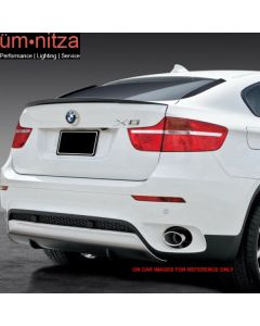 Fits 08-14 Fit BMW X6 E71 Performance Trunk Spoiler Painted #300 Alpine White III