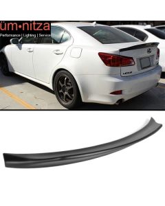 Fits 06-13 Lexus IS250 IS350 IS F V2 Style Duckbill Trunk Spoiler Unpainted PP