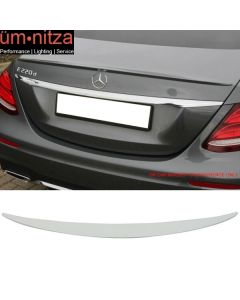 Fits 17-18 Benz W213 Sedan 4Dr OE Factory Painted Trunk Spoiler #149 Polar White