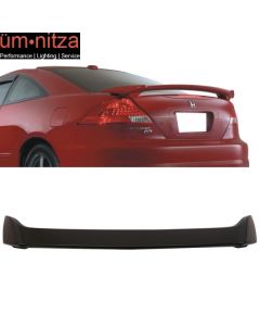 Fits 06-07 Honda Accord 2Dr Coupe 2D OE Factory Style Trunk Spoiler ABS Black