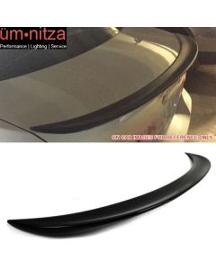 Fits 06-11 E90 Performance Trunk Spoiler Painted Black Sapphire Metallic #475