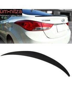 Fits 10-15 Hyundai Elantra Sedan Unpainted ABS OE Factory Trunk Spoiler Wing