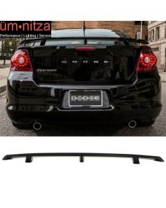 Fits 08-14 Dodge Avenger Matte Black OE Style Rear Trunk Spoiler Wing Spoiler