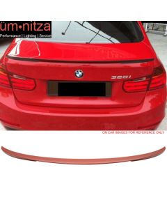 Fits 12-18 F30 Sedan Performance Trunk Spoiler Painted Melbourne Red Pearl #A75