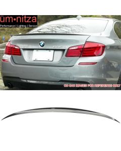 Fits 11-16 BMW 5-Series F10 Sedan M5 Style Trunk Spoiler Painted #668 Jet Black