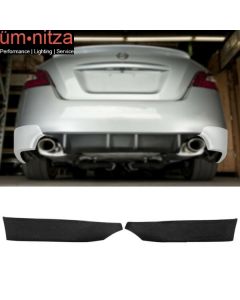 Fits 09-15 Nissan Maxima ST Style Rear Bumper Lip Diffuser Side Corner Apron 2PC