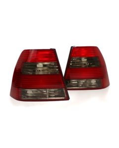 99-05 VW JETTA/BORA MK4 SEDAN TAILLIGHTS - RED/SMOKE/RED/SMOKE OEM