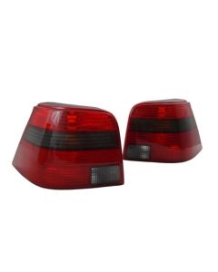 99-05 VW MK4 GOLF GTI R32 EURO TAILLIGHTS - RED/SMOKE/RED/RED