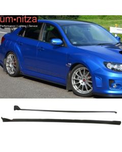 Fits 08-14 Subaru Impreza WRX STI S206 Style Side Skirts 2PC PU