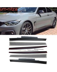 Fits 14-20 BMW F32 F33 MP Style Side Skirts + Panel Sill Decal Stickers LH RH