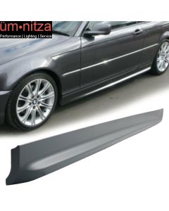 Fits 00-06 E46 3 Series 2Dr MT M Sport PP Underboard Side Skirts Replacement