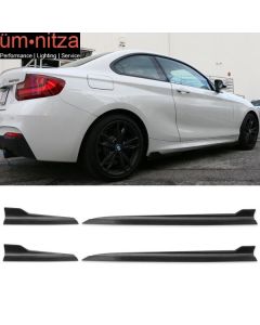 Fits BMW E36 E46 E92 E60 F10 F30 F22 4PCS Side Skirts Extension Rocker Panels PP