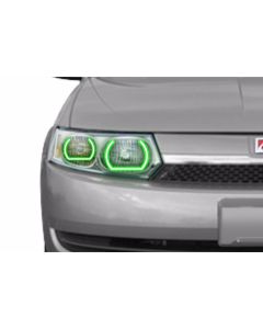 Saturn Ion Sedan (03-07): Profile Prism Fitted Halos (RGB)